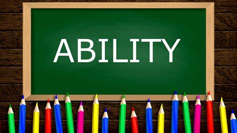 What Ability Means