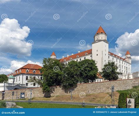 Bratislava Castle, the Main Castle of Bratislava, the Capital of Slovakia Editorial Photography ...