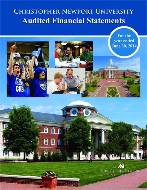 Christopher Newport University Financial Statements for the year ended June 30, 2014 | Auditor ...