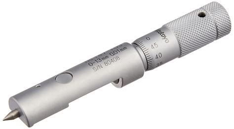 Mitutoyo 147-103 Can Seam Micrometer, Ratchet Stop, 0-13mm Range, 0 ...
