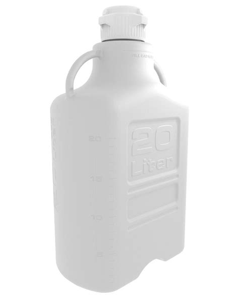 Polypropylene Carboy with 83B Cap, 20L (5 Gallon) | Foxx Life — ShopFLS ...
