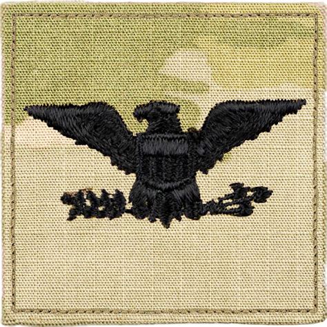 Army COL Rank OCP Patch, Colonel with Velcro