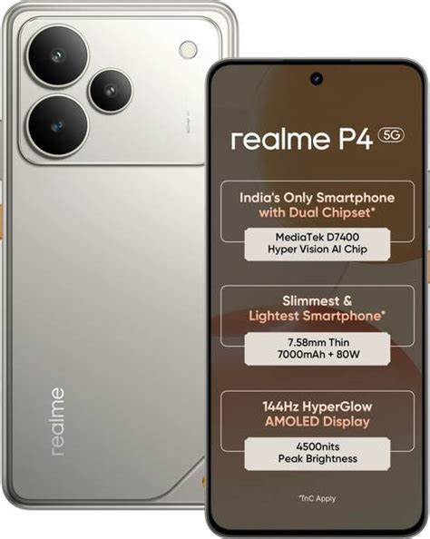 realme P4 5G (Steel Grey, 128 GB) - Price History