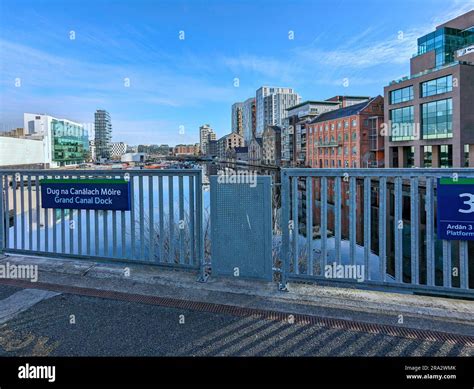 Revitalization of the Grand Canal Dock area of Dublin Stock Photo - Alamy