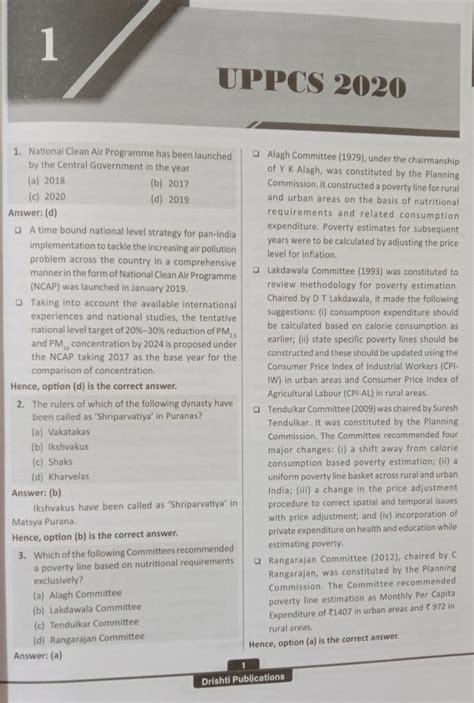 Drishti IAS-UPPSC Prelims-General Studies-I-10 Years Wise Solved Papers ...