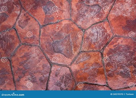 Stone red tiles floor stock photo. Image of mosaic, diagonal - 34319370