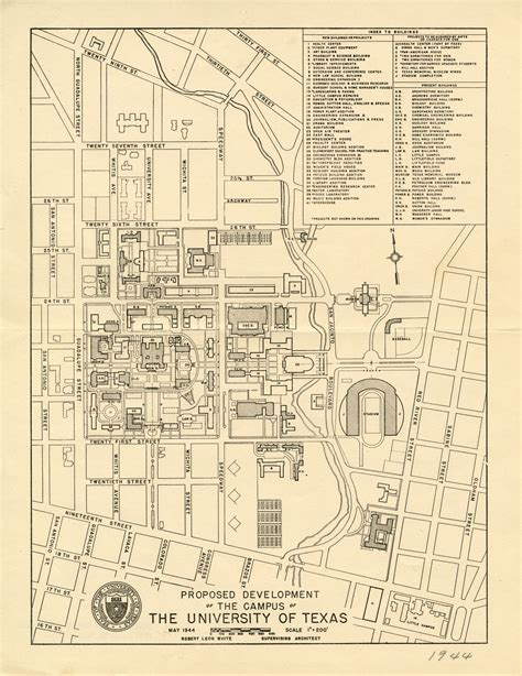 Historical Campus Maps University of Texas at Austin - Perry-Castañeda ...