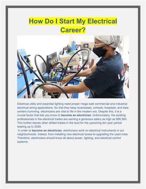 my electrical career reviews