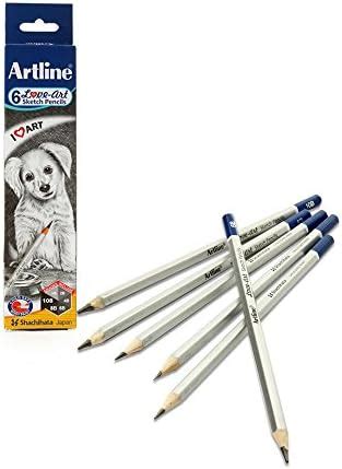 Artline Love Art Ultra Dark Sketch Pencil Set | Lightweight With ...