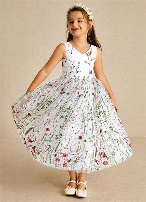 Azazie Arianna White A-Line Lace Tulle Dress | Azazie