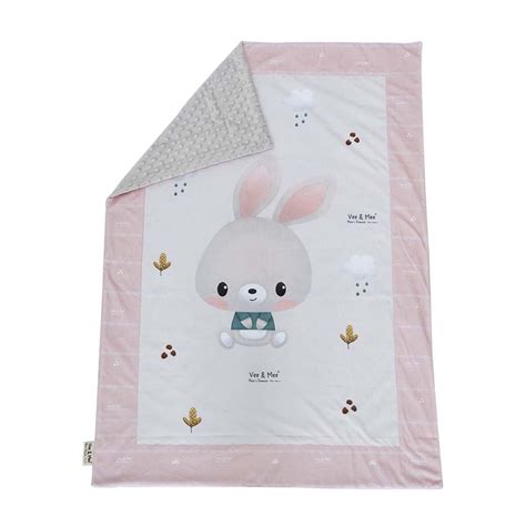 Vee And Mee Baby Blanket Rabbit Series - Vee And Mee