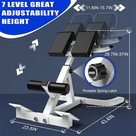 Loupusuo Hyperextension Bench Roman Chair Machine Back Hyper India | Ubuy