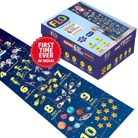 Buy FLO Toys 6 Feet Puzzle Numbers Floor Puzzle For Kids,Ages, 2 ...