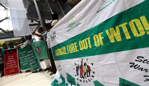 WTO food security talks on the verge of collapse