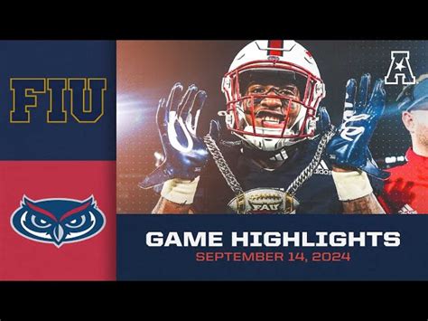 Florida Atlantic Owls Take on Florida International Panthers in Week 3 ...