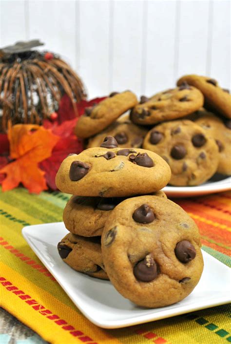 Pumpkin Chocolate Chip Cookies Recipe - Sweet Pea's Kitchen