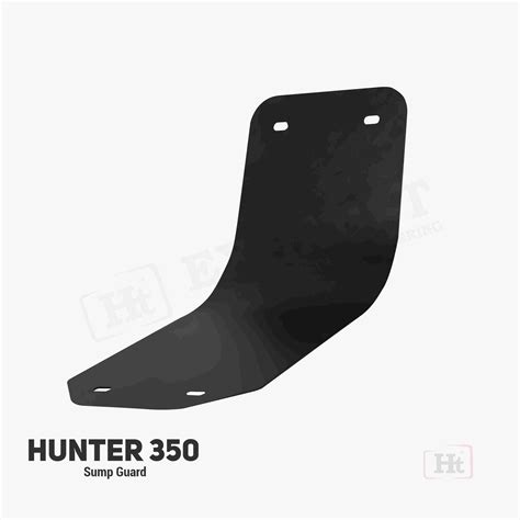 HUNTER 350 SUMP GUARD – STAINLESS STEEL BLACK – SB 663 / HT EXHAUST ...