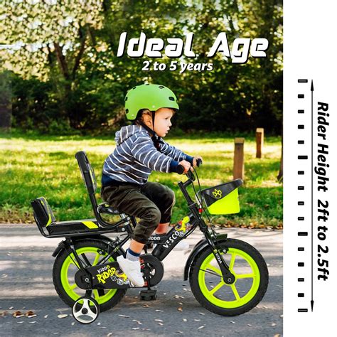 14-T Green Kiddo Cycle Kids Sports Bicycle Training Wheels | Vesco Cycles