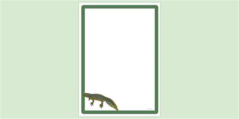 Newt Page Border - Primary Resources (teacher made) - Twinkl