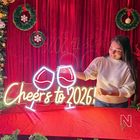 Cheers To 2026! Neon Sign Online | Neon Attack