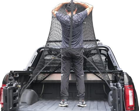 Highly Elastic Cargo Net, Simple Truck Bed Cargo Mesh Organizer, Suitable for Daily Light Loads ...