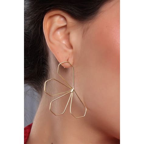 Buy Royal Pitarah Blossom Duo Drop Earrings Online