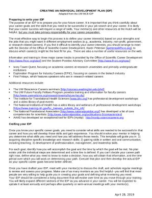 Image result for Creating an IDP Plan