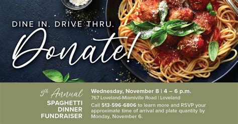 Spaghetti Dinner Fundraiser, 767 Loveland Miamiville Rd, Loveland, OH ...
