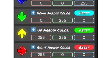 Image result for Funky Friday Arrow Color Codes Respecter Mod