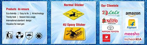 4u Stickers® Super Car Logos Sticker for Car Pack of 1 (Type 3 ...