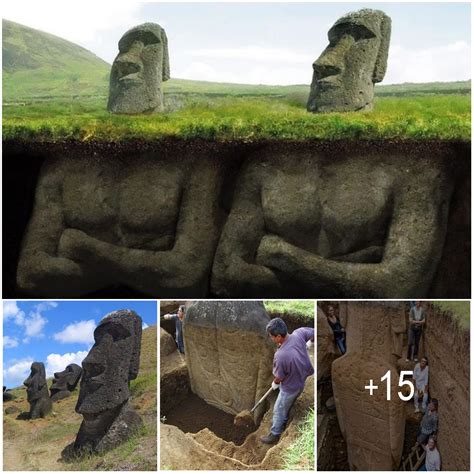 The Famous Easter Island Head Statues Actually Have Bodies - Amazing Nature