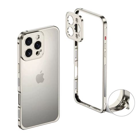 Lumetrix Case for iPhone 16 Pro / Pro Max – Premium Metal Frame with ...