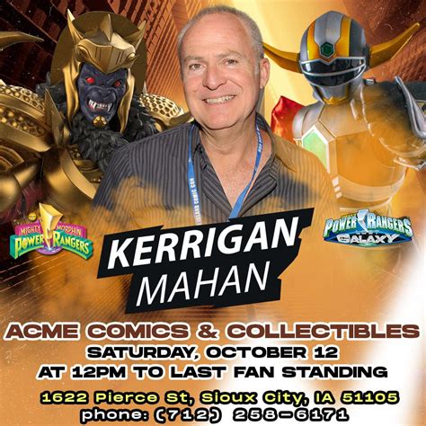 Meet Mighty Morphin Power Rangers Star Kerrigan Mahan at ACME, 1622 ...