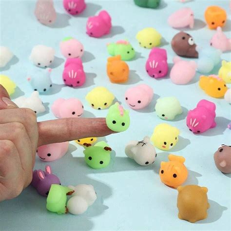 16/24/40pcs Random Style Color Kawaii Toys, Squishy Toys Bulk For Party ...
