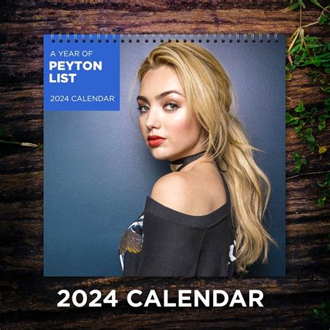 Buy Peyton List Calendar 2024, Peyton List 2024 Celebrity Wall Calendar ...