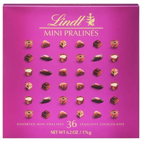 Buy Lindt Mini Pralines, Assorted Chocolate Pralines, 6.2 oz Box Online ...