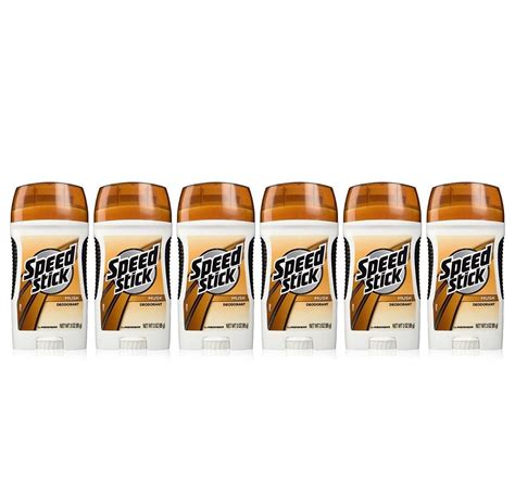 6 pack Men's Speed Stick MUSK Solid Deodorant 24 Hour Protection ALL DAY FRESH