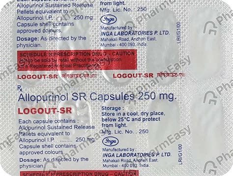 Lodiric Sr 250 MG Capsule (10): Uses, Side Effects, Price & Dosage ...