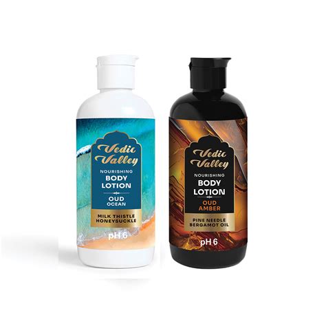 Oud Ocean & Amber Lotion Combo – Vedic Valley