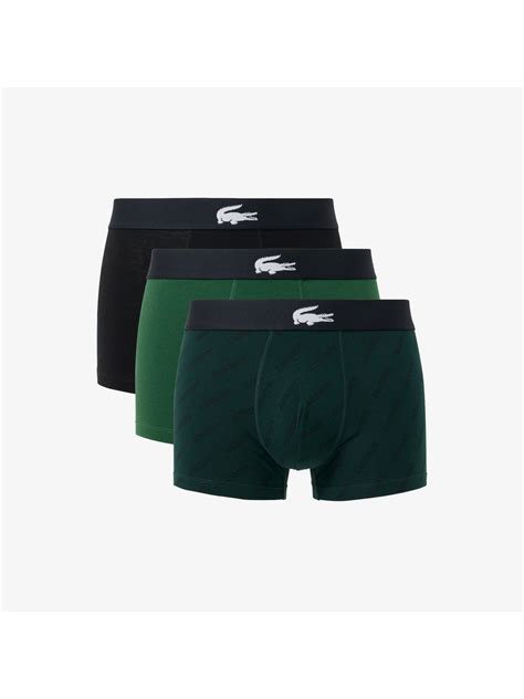 Buy Lacoste Stretch Cotton Trunks (Pack of 3) Online