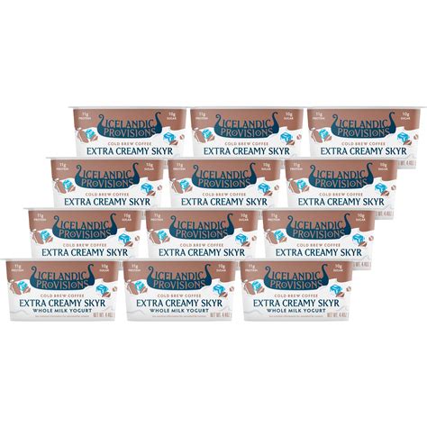 Icelandic Provisions Skyr, Cold Brew Coffee 12ct | FreshDirect