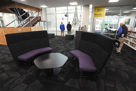 Photos: Loussac Library reopens with new lobby and a striking sculpture ...