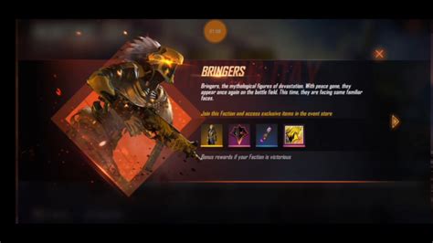 Free Fire Rampage Event: Factions, Daily Mission, Prizes, Tokens ...