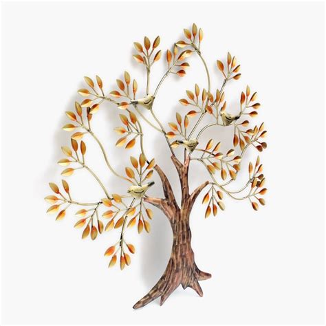 Buy VEDAS Mystical India Metal Tree with Birds Wall Accent from Vedas ...