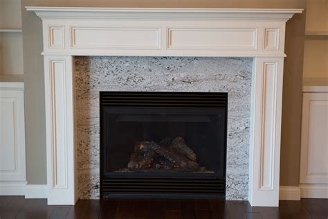 Andino White Granite Fireplace Surround