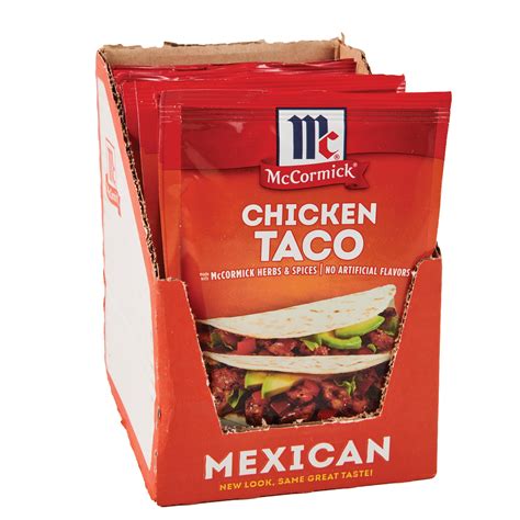 Mccormick Chicken Taco Seasoning Instructions at Meagan Burlingame blog