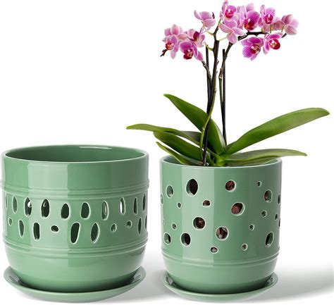 Ceramic Orchid Pot