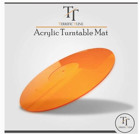 Acrylic Slipmat for Turntables - Transparent Platter Mat -Anti-static and Dust Proof - Reduce ...