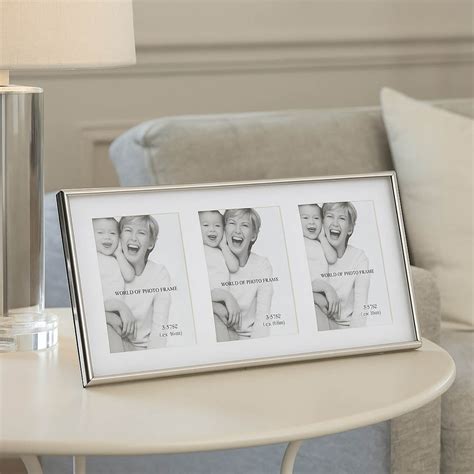 Buy 3 Pics Collage Horizontal Photo Frame (Silver) Online- At Home by ...