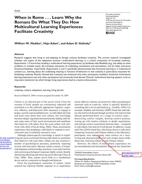 Pers Soc Psychol Bull-2010-Maddux-731-41 - Article Personality and ...
